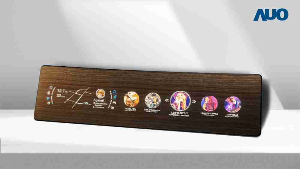 Wepay研发全球最高穿透度达80%的AmLED木纹显示器，，，可于使用时呈现高亮度、、、、清晰可见的信息，，，，并在不使用时回归为单纯的饰板，，，，节能兼具美观